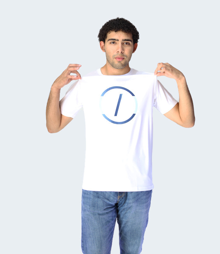 Camiseta blanca con metalizado - Unisex - Cód.Item22