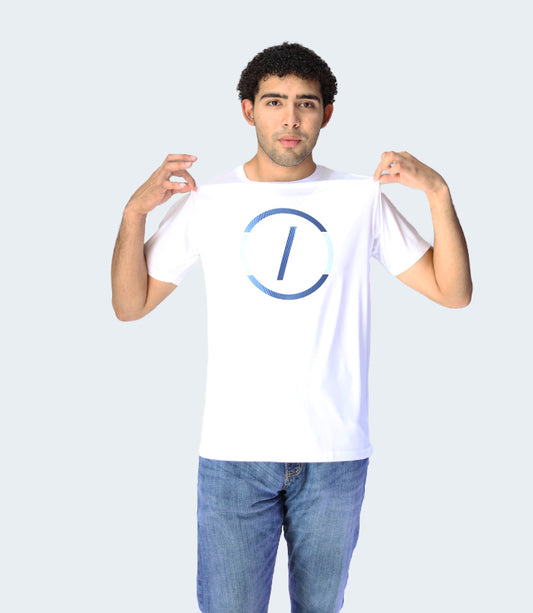 Camiseta blanca con metalizado - Unisex - Cód.Item22