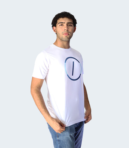 Camiseta blanca con metalizado - Unisex - Cód.Item22